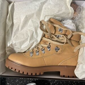 Jcrew Leather Hiker Boot